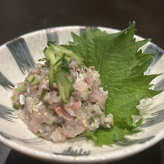 鯵のなめろう