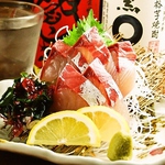 季節ごとに旬の刺身を提供いたします！鮮度抜群でプリプリです！