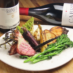 Shrimpbankの有機野菜グリル