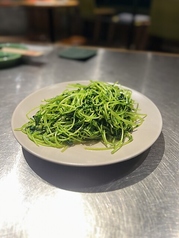豆苗XO醤炒め