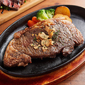 料理メニュー写真 国産牛リブロースステーキ 250g
