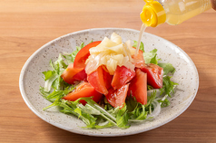 高知県産ゆずがりとトマトのさっぱりサラダ