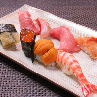 四季折々の食材を楽しめる、極上の握り寿司♪