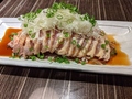 料理メニュー写真&nbsp;鶏ももタタキ葱まみれポン酢