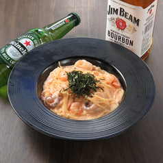 シーフード明太子パスタ