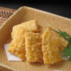 朝採れとうもろこしの天ぷら