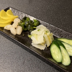 漬物盛り合わせ