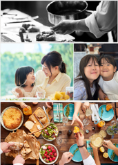 食事の進み方は、その日の気分次第です。