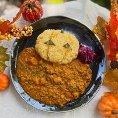 かぼちゃのキーマカレー(スープ、サラダ付)