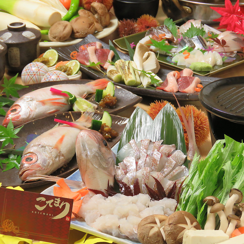 飲み放題付コース5000円～ご用意。地酒10種類も飲み放題OK！