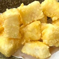 いか下足唐揚げ/揚げ出し豆腐/揚げ出しもち/雲仙ハムカツ/一口いか天ぷら