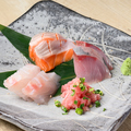 料理メニュー写真&nbsp;本日のお造り3種盛り1人前