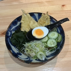 キス天ぶっかけうどん