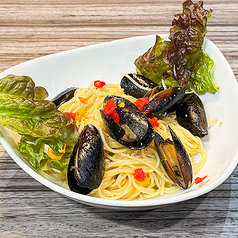 ムール貝のペペロンチーノ