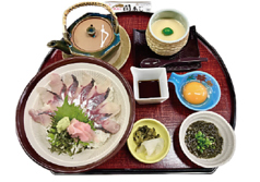 関あじ二味(ふたみ)丼