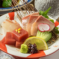 料理メニュー写真&nbsp;お刺身盛り合わせ (三種盛)