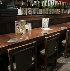 カップルやお友達とでもイイね!カウンターは人気★※写真は系列店です。