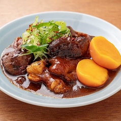 鶏ホルモン味噌炒め