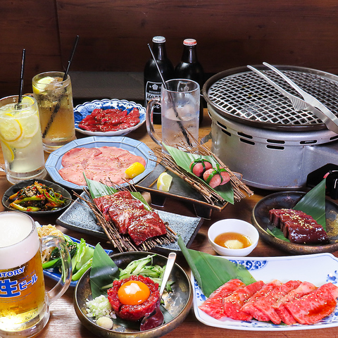 高田馬場駅7分◆A5和牛や国産牛の贅沢な焼肉をお値打ちに堪能♪