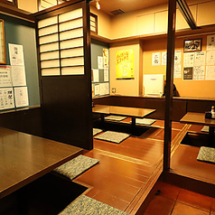 掘りごたつ席は最大25名様まで。