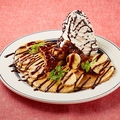 料理メニュー写真&nbsp;チョコバナナパンケーキ