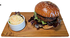 黒毛和牛100%バーガー(ドリンクセット)