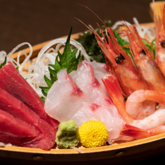 鮮魚のお刺身三点盛り