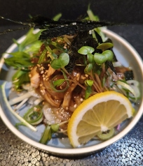 薩摩知覧鶏たたき茎わさび和え