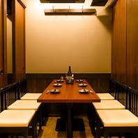 プライベートな会食や接待にご利用いただけます。
