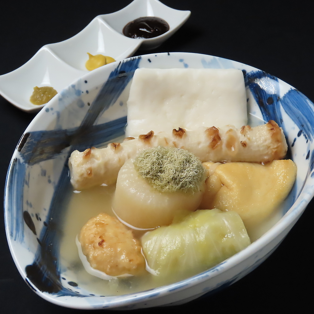 鶏の出汁がたっぷりのおでんです♪やみつきになる味はリピーター続出？！