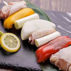 大きな鶏BBQ串