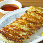 外はサクサク中はジュワーの焼き餃子は喜一でお召し上がりください♪