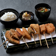 串かつ 赤とんぼのおすすめランチ2