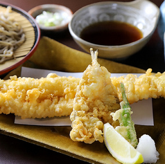 鱚と穴子の柚子切り天せいろ