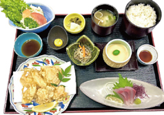 とり天定食