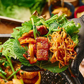料理メニュー写真&nbsp;サムギョプサルセット 1人前 (180g)