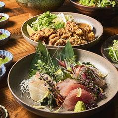 新鮮な食材を使った逸品をご堪能