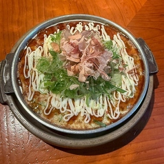 ねぎたっぷり山芋鉄板