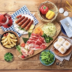 QuOLaの庭 空と大地の恵みのBBQのコース写真