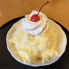 プリンかき氷