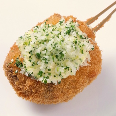 生椎茸の海老ミンチ詰／タルタルソース