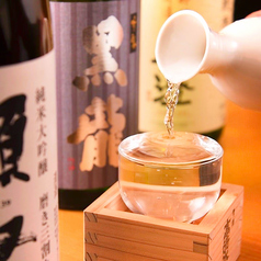 店主こだわりの日本酒・焼酎飲み放題も◎