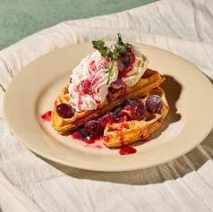 ベリー＆チェリー　ワッフル