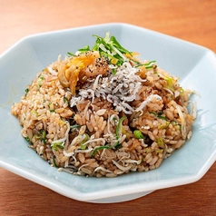ザーサイとしらすの炒飯