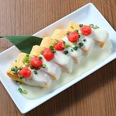 明太チーズ出汁巻き