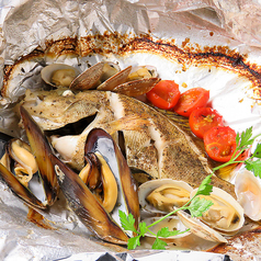 本日 天然魚のホイル包み焼き