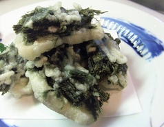 蓮根の青のり天ぷら