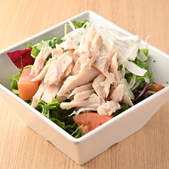 蒸し鶏の和風サラダ