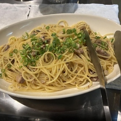 サバ缶ペペロンチーノ