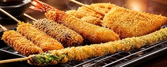 1本1本丁寧に仕上げる串揚げ